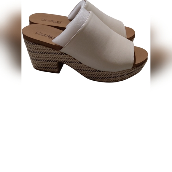 Corkys Women's Ivory Mules - Picture 2 of 5